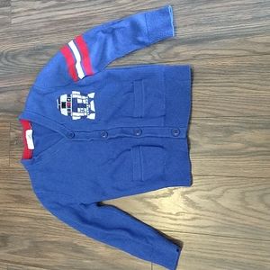 Gap Star Wars, 5 years, blue cardigan